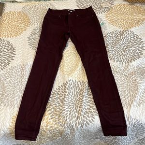 Lila Ryan Burgandy/Plum skinny jeans